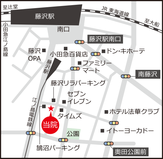 ほり整形外科クリニック　地図